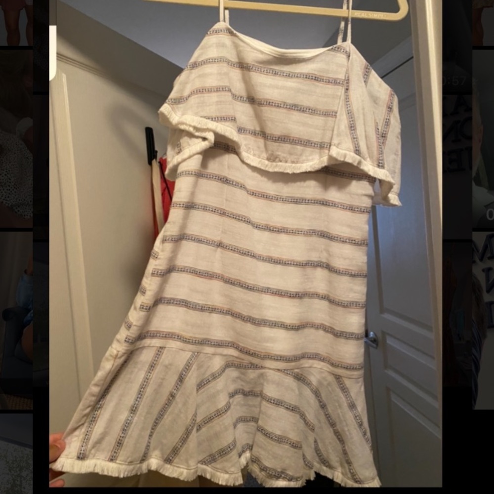 cutieeee white boutique dress